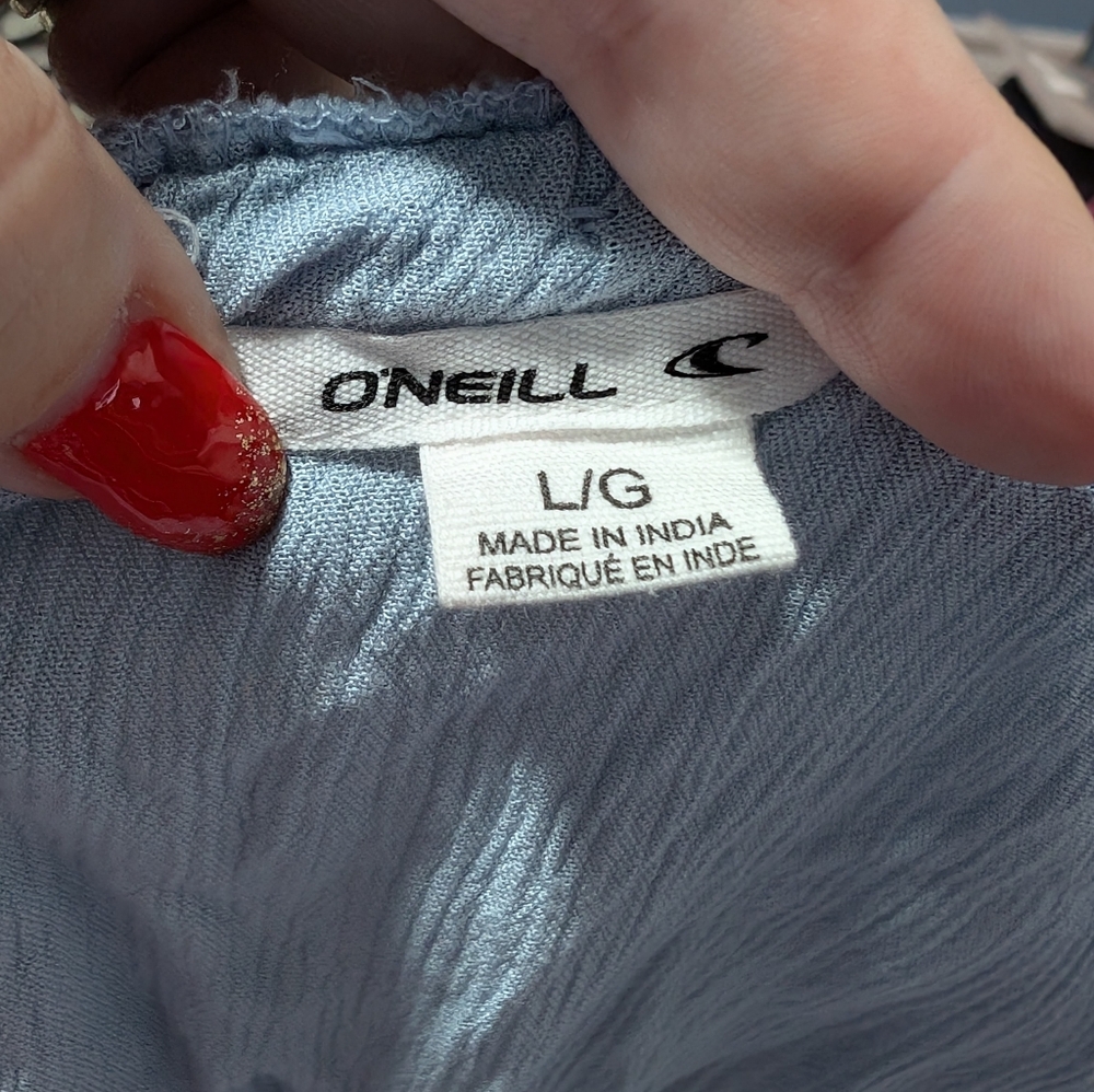 O'Neill Light Blue Mini Dress - Picture 4 of 4
